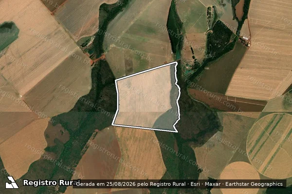 Imagem de satélite de FAZENDA MARILUZ - PARTE 1 em Cristalina - GO