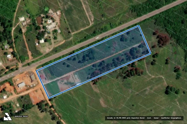 Imagem de satélite de PA Fazenda São Pedro – AC A – Gleba B em Eldorado do Sul - RS