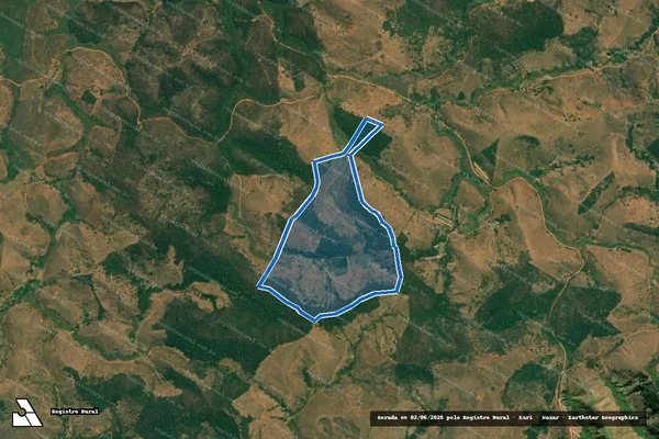 Imagem de satélite de Fazenda São João dos Nogueiras - Parte 1 em São Pedro dos Ferros - MG