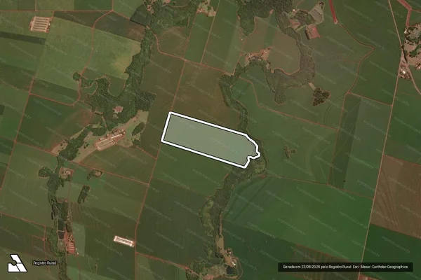 Imagem de satélite de Unificação do Lote nº 231-A-I, Lote nº 231-A-II, proveniente da subdivisão do lote rural nº 231-A e Lote nº 231-B, todos da subd - Unificação do Lote nº 231-A-I, Lote nº 231-A-II, proveniente da subdivisão do lote rural nº 231-A e Lote nº 231-B, todos em Palotina - PR