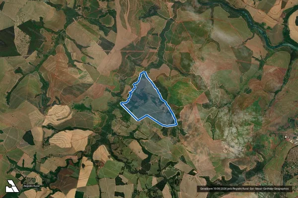 Imagem de satélite de Fazenda São Carlos - Fazenda São Carlos em Santa Rosa de Viterbo - SP