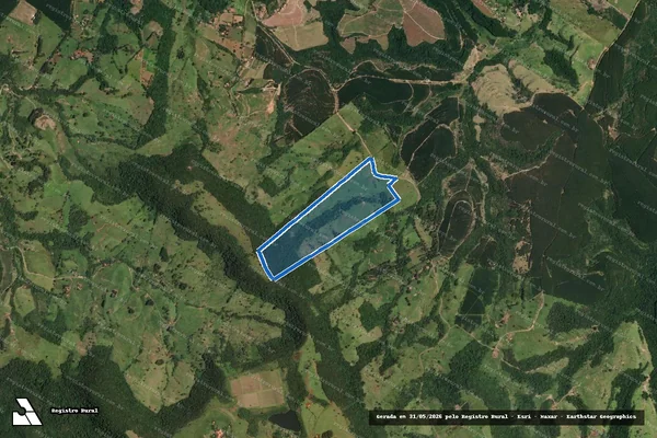 Imagem de satélite de SITIO BARREIRO - GLEBA B em Bofete - SP