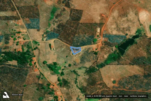 Imagem de satélite de SÍTIO VARZANTE ? LOTE 1538 - Parte 1 em Várzea Alegre - CE