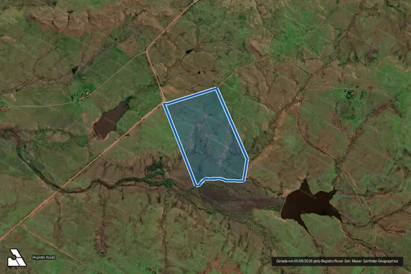 Imagem de satélite de SAO JOAO BATISTA IV - Parte 1 em Quaraí - RS