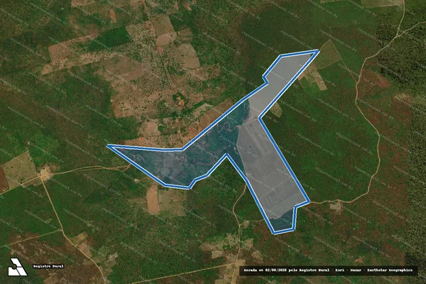 Imagem de satélite de Vão do Sítio - Vão do Sitio em Passagem Franca - MA