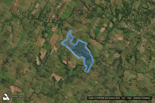 Imagem de satélite de Fazenda Santa Mariana - GLEBA A em Álvares Machado - SP
