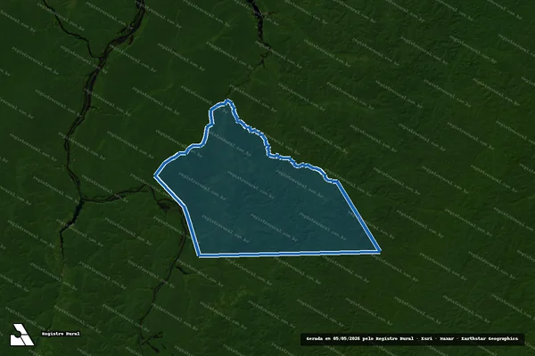 Imagem de satélite de Fazenda Pacová em Borba - AM