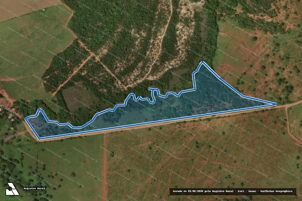 Imagem de satélite de Fazenda São João Parte 02 - Fazenda São João - Parte 02 em Cassilândia - MS