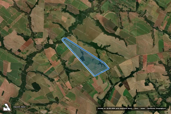 Imagem de satélite de Fazenda São Sebastião - Lote ?A? em Paraíso do Norte - PR