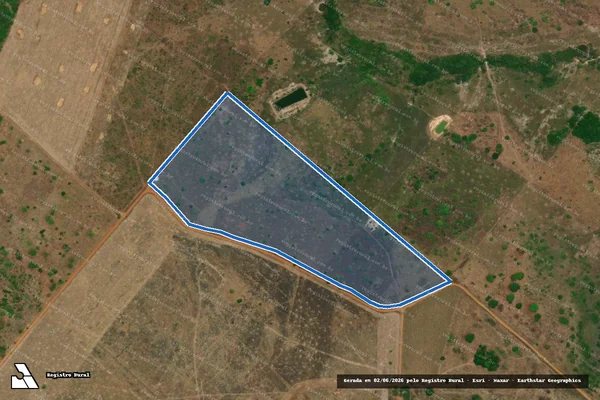 Imagem de satélite de P.A MILHOMEM _ LOTE 01 / Parte 1 em Conceição do Araguaia - PA