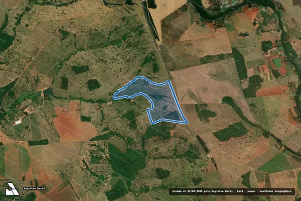 Imagem de satélite de FAZENDA SANTA ROSA E VINAGRE - Parcela 1 em Morrinhos - GO