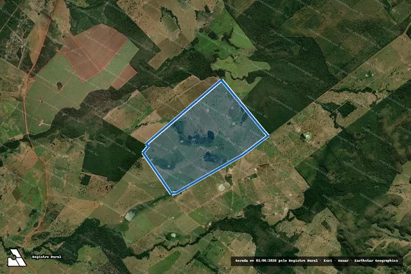 Imagem de satélite de Fazenda Ipanema - PARTE 1 em Glória D'Oeste - MT