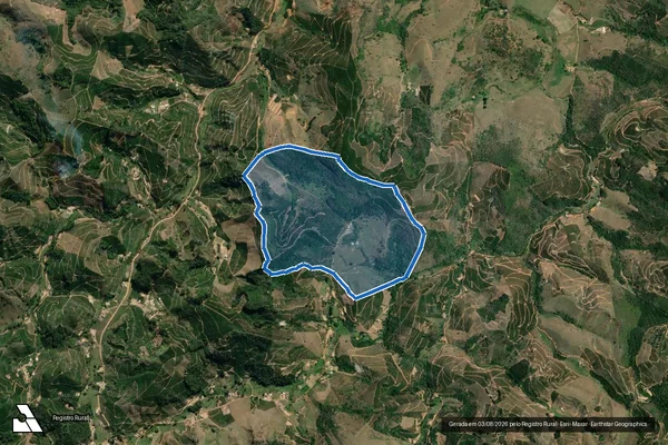 Imagem de satélite de Sítio Alecrim / Parte 1 em Mutum - MG