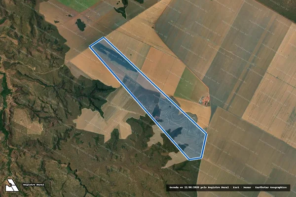 Imagem de satélite de Fazenda Santa Rita em Ribeiro Gonçalves - PI