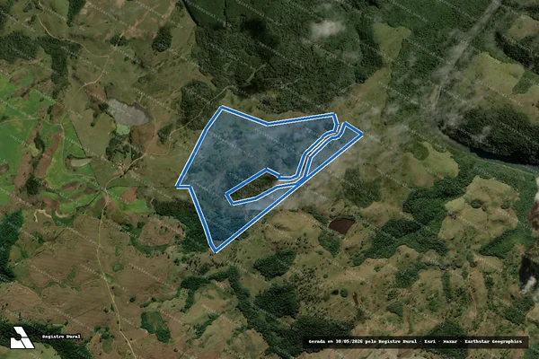 Imagem de satélite de Fazenda Capão Alto em Bom Jesus - RS