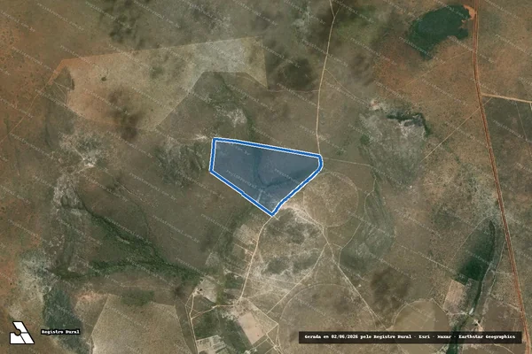 Imagem de satélite de Fazenda Esplanada em Mucugê - BA