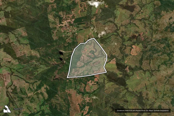 Imagem de satélite de FAZENDA SANTANA em Rondonópolis - MT