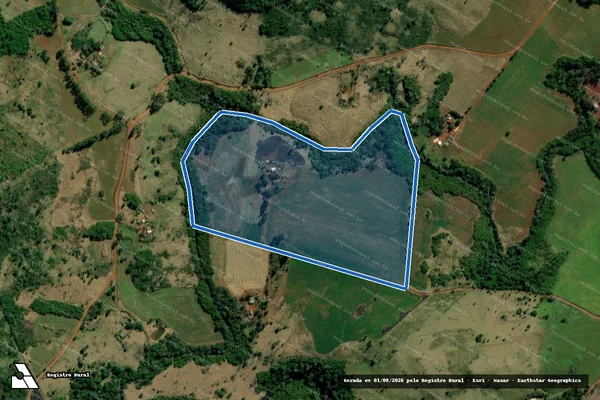 Imagem de satélite de Lote 210 ? Projeto de Assentamento Marcos Freire - Matrícula L210 em Rio Bonito do Iguaçu - PR
