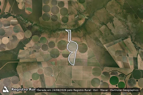 Imagem de satélite de Fazenda Tarumã e Outras - Matrícula 45482 em Barreiras - BA