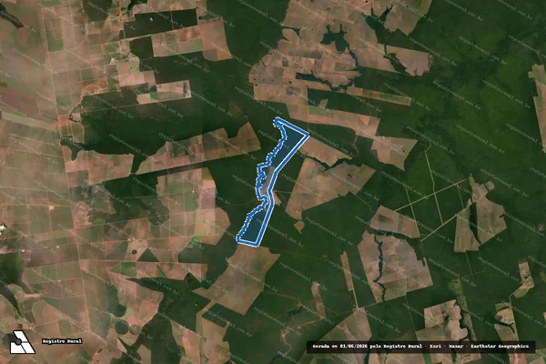Imagem de satélite de Fazenda Verde em Campo Novo do Parecis - MT