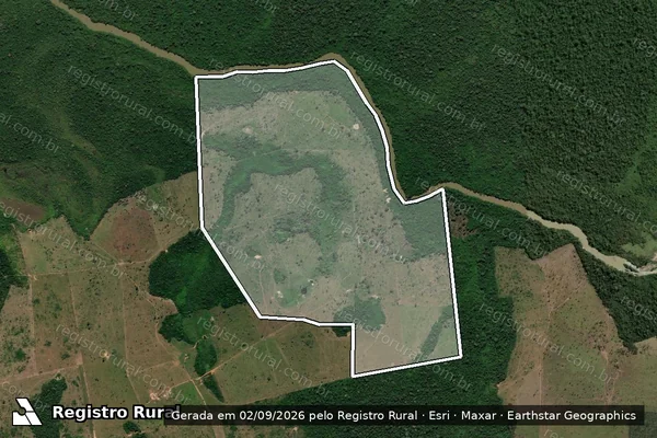 Imagem de satélite de FAZENDA SÃO SEBASTIÃO