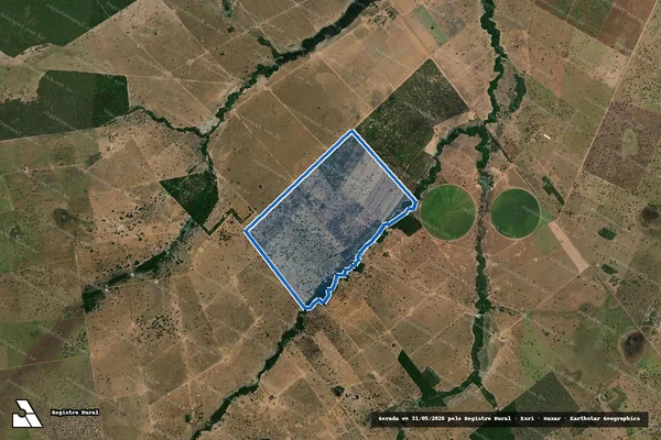 Imagem de satélite de FAZENDA SÃO JOÃO - 001 em Britânia - GO