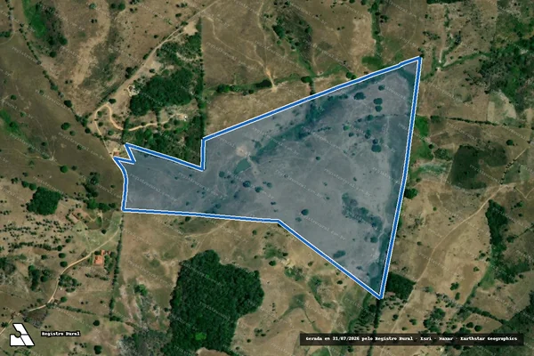 Imagem de satélite de FAZENDA GRUTA FUNDA - Parcela 1 em Pindoba - AL
