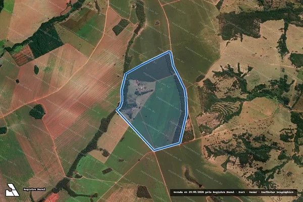 Imagem de satélite de FAZENDA SAPÉ DE CIMA - Parte 1 em Caldas Novas - GO