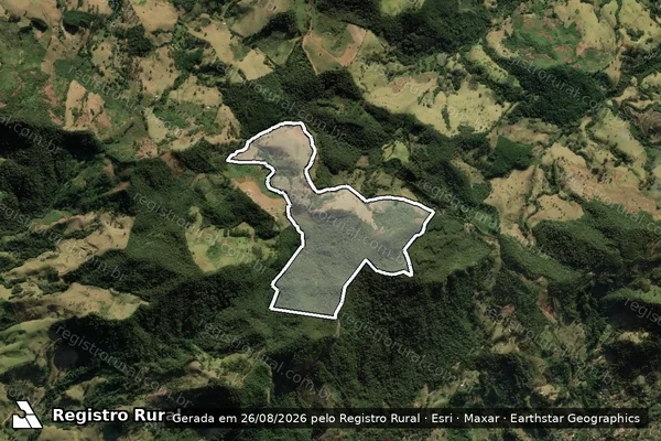 Imagem de satélite de Fazenda São José - Parte 1 em São Bento do Sapucaí - SP