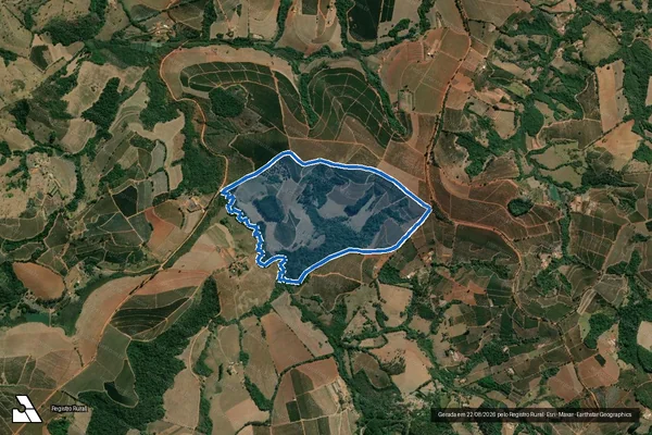 Imagem de satélite de FAZENDA COIMBRA OU INVERNADA DO RIBEIRÃO - FAZENDA COIMBRA OU INVERNADA DO RIBEIRÃO em Nepomuceno - MG