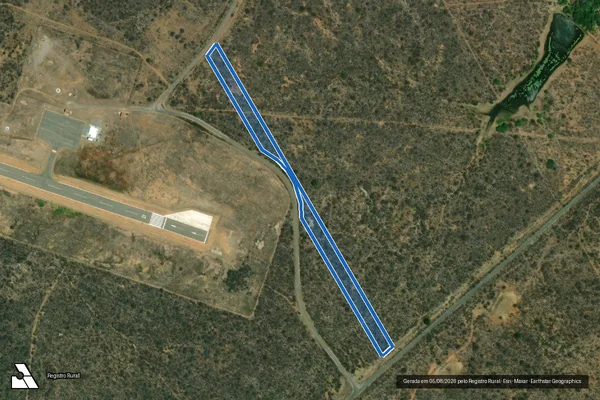 Imagem de satélite de FAZENDA MALHADA DA PEDRA - ÁREA DESMEMBRADA 6/10 em Serra Talhada - PE