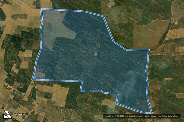 Imagem de satélite de FAZ. JOÃO ALMINO - FAZENDA JOÃO ALMINO ? Gleba 01 em Araripe - CE