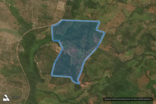 Imagem de satélite de Fazenda Laguna I em Filadélfia - TO