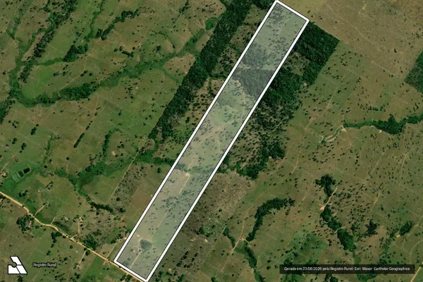 Imagem de satélite de LOTE 44 GLEBA 29 P.F JARU OURO PRETO - LOTE 44 em Theobroma - RO