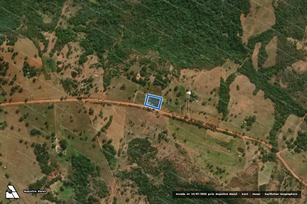 Imagem de satélite de Cemitério em Poxoréu - MT