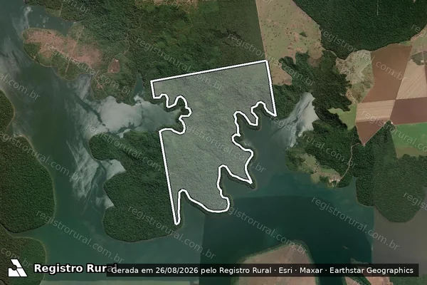 Imagem de satélite de Fazenda Delta Florestal - R em Colíder - MT