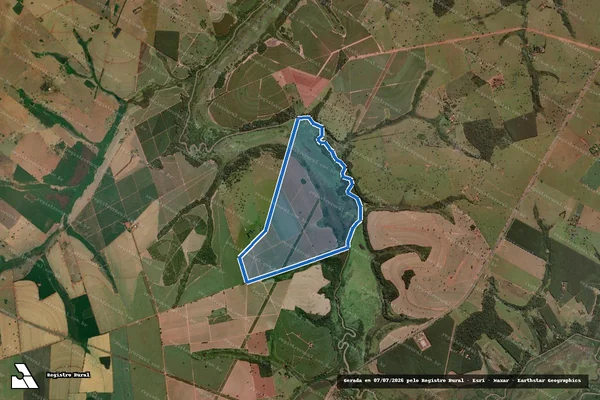 Imagem de satélite de FAZENDA SÃO CARLOS em Nova Granada - SP