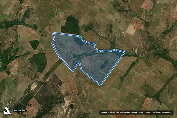 Imagem de satélite de Fazenda Farroupilha - Parte 1 em Amambai - MS