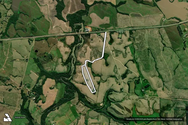 Imagem de satélite de Fazenda RR - Fazenda RR em Pantano Grande - RS