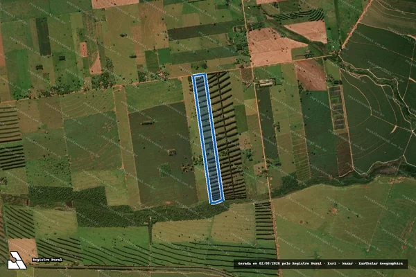 Imagem de satélite de FAZENDA MAMÃE ALDEGONDA - Parte 01 em Ivinhema - MS