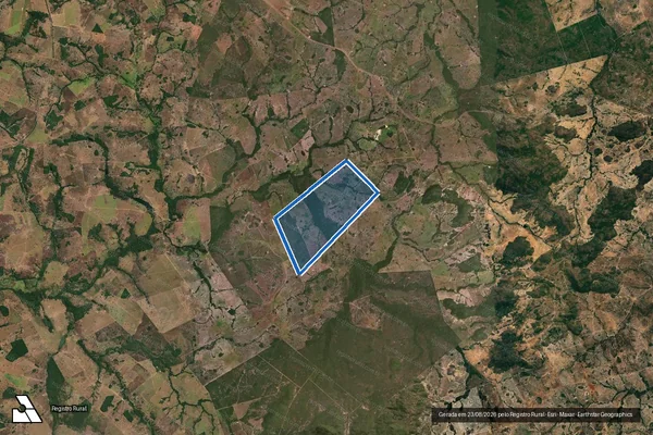 Imagem de satélite de FAZENDA SÃO GONÇALO I - Parte 1 em Mozarlândia - GO