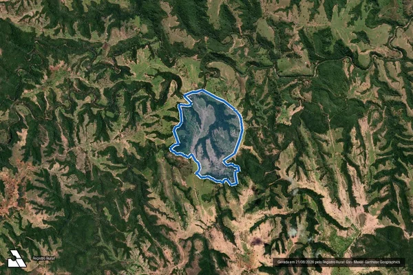 Imagem de satélite de FAZENDA SÃO GONÇALO, LUGAR ÁGUA SUJA em São Gonçalo do Abaeté - MG