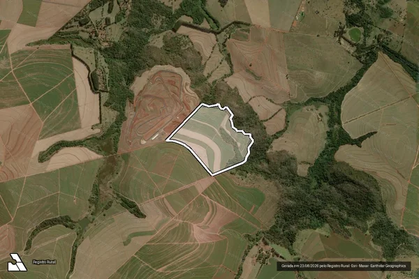 Imagem de satélite de Fazenda Primavera - Parcela 3 - Gleba B - Parcela 2 em Brotas - SP