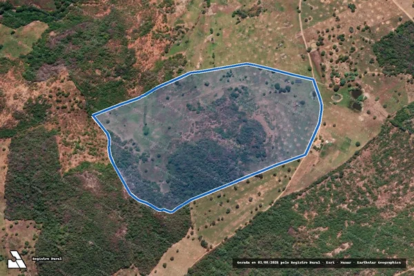 Imagem de satélite de Fazenda Barreirinho - Parte 1 em Mamonas - MG