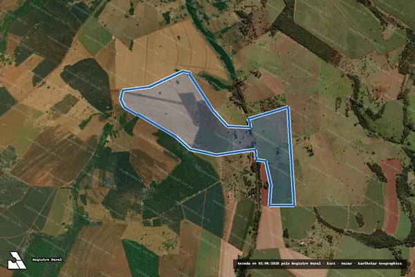 Imagem de satélite de FAZENDA RAINHA DA PAZ - Fazenda Rainha da Paz em Uberaba - MG