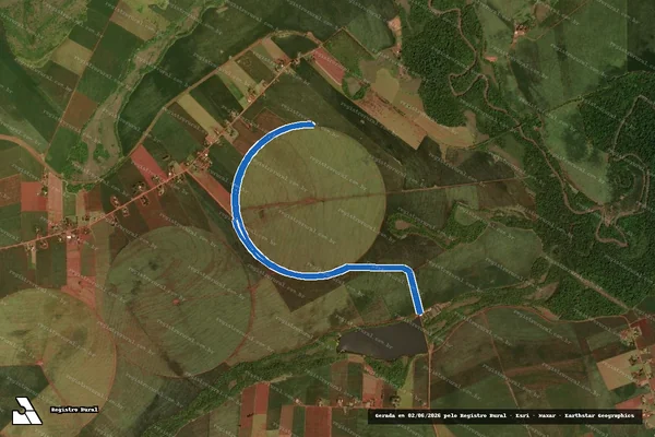 Imagem de satélite de Projeto de Assentamento Itamarati I - ESTRADA VICINAL ? 135 em Ponta Porã - MS