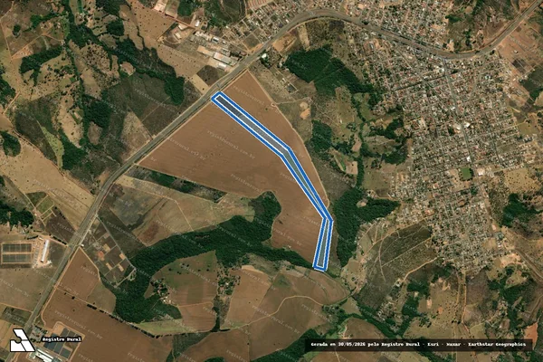 Imagem de satélite de FAZENDA SOLEDADE / PARTE 2 em Abadiânia - GO
