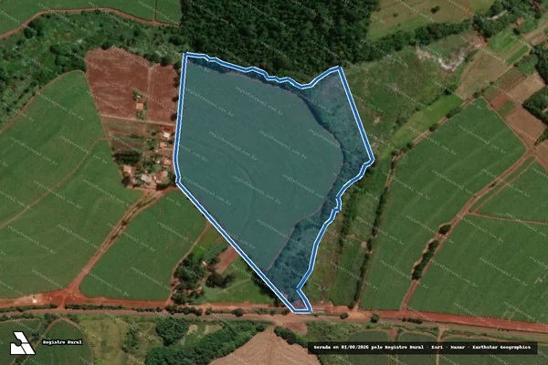 Imagem de satélite de FAZENDA ENGENHO - Parte 1 em Macatuba - SP