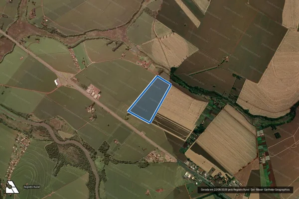 Imagem de satélite de Fazenda Bandeira Branca - Gleba E em Salto Grande - SP