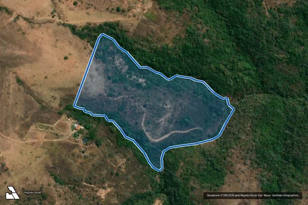 Imagem de satélite de Fazenda Nova Ponte - Parte 3 em Presidente Olegário - MG